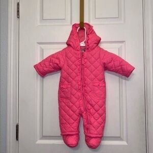 Hartstrings Quilted Pink Footed One Piece